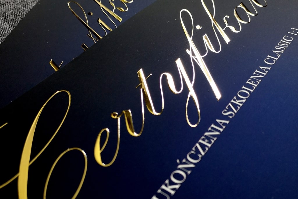 druk certyfikaty dla branży kosmetycznej