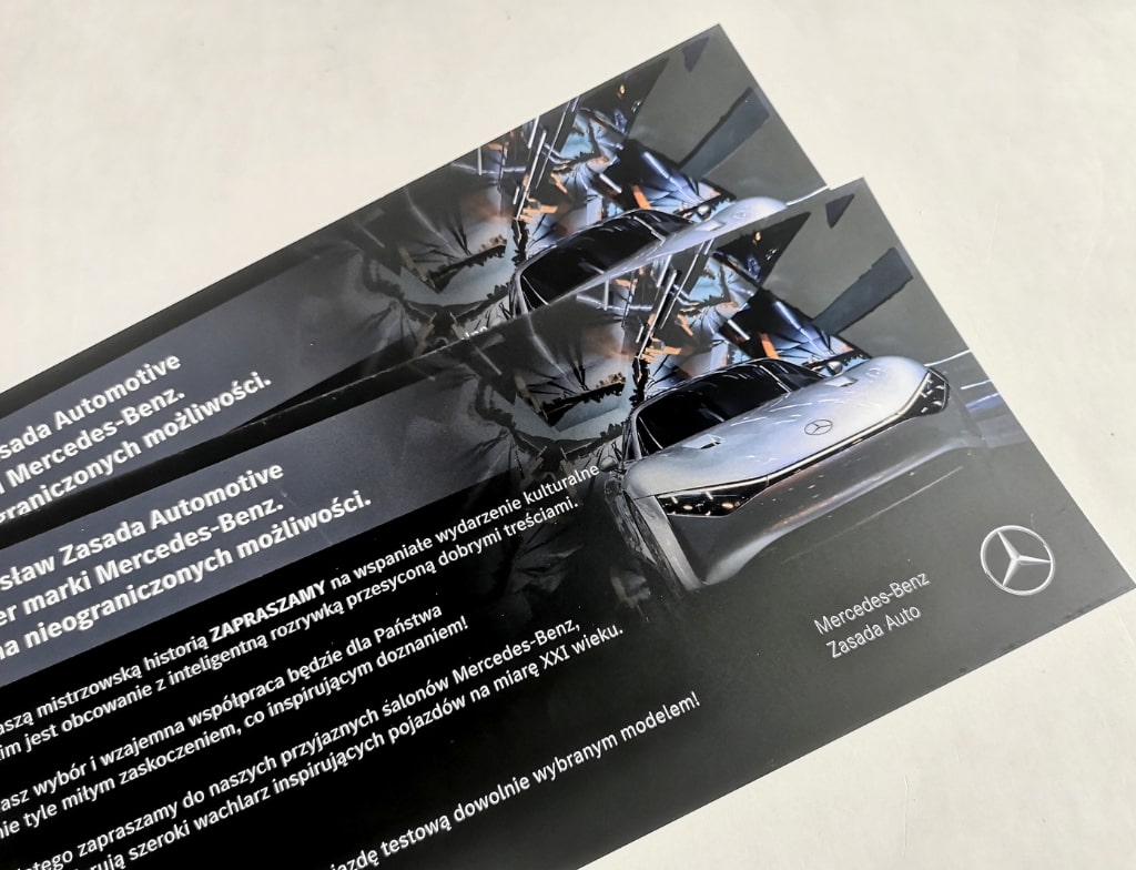 nowoczesne ulotki format dl