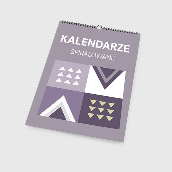 Kalendarze biurkowe spiralowane