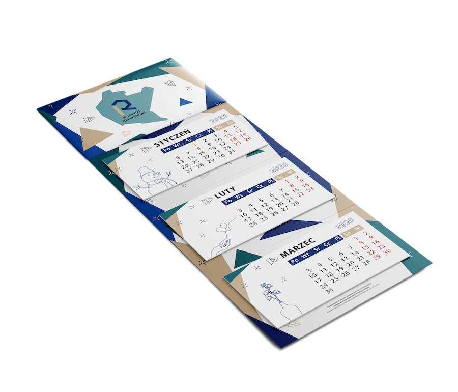 Kalendarze trójdzielne